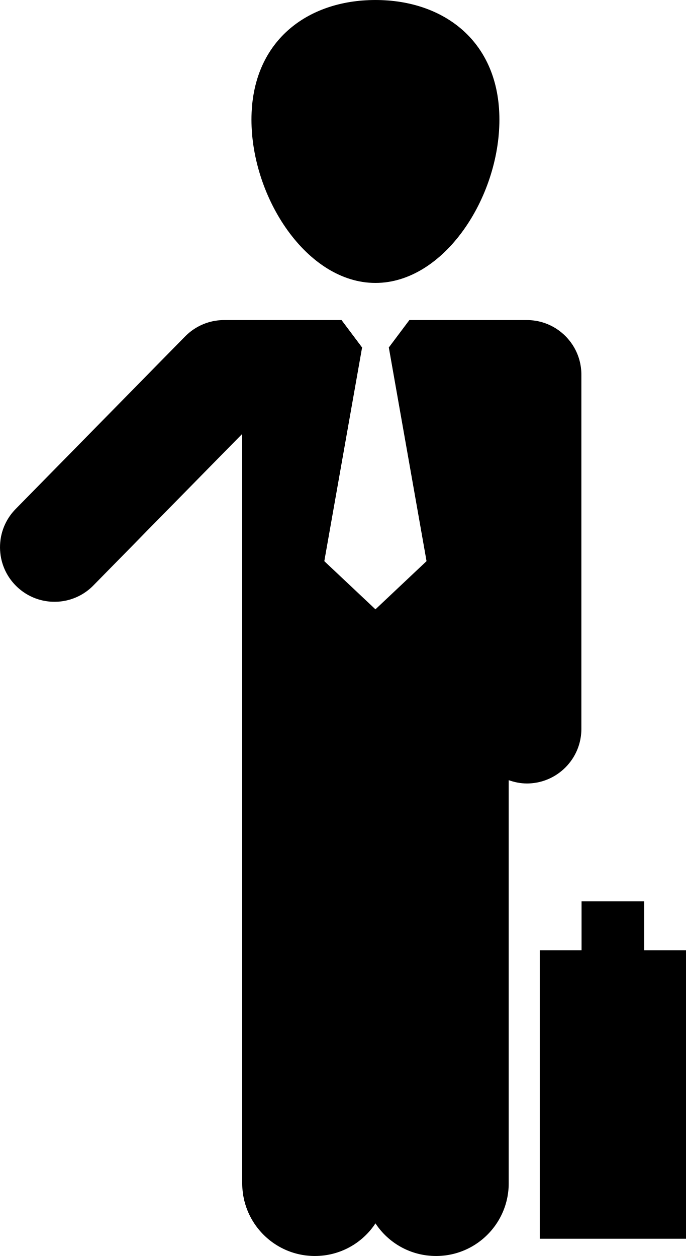 Businessman Standing With Suitcase Sketch Style Svg Vector Free Vectors